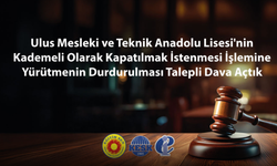 EĞİTİM SEN: ULUS MESLEKİ LİSESİ KAPATILAMAZ!