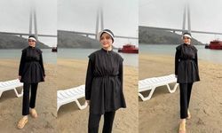 Tesettür Mayo Modelleri ile Sahilde Özgür ve Şık