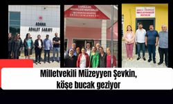 Milletvekili Müzeyyen Şevkin, köşe bucak geziyor