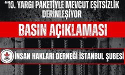 İHD’den Çağrı: Hasta Mahpuslar İçin Adalet, 10. Yargı Paketi Geri Çekilsin!