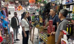 Başkan Vekili Av. Sevil Aydar Yıldız'dan Balıkçı Pasajı Esnafına Geçmiş Olsun Ziyareti