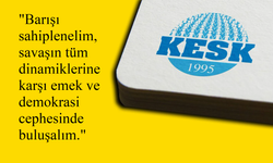 KESK olarak, barışın kurumsallaşmasına katkı sunacak çabaları örgütleyeceğiz