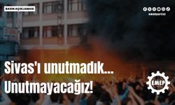 Sivas Katliamı’nın 32. Yılında Emek Partisi’nden Sert Tepki: “Yitirdiklerimizi Unutmayacağız, Unutulmalarına İzin Vermey