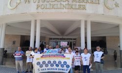 SES Mersin Şubesi Taleplerini Mersin Üniversitesi Hastanesi Önünde Duyurdu