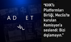 KHK’lı Platformları Birliği’nden Komisyona Çağrı: Komisyonda KHK Olmalı