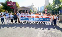 KESK, ASİM-SEN, BASK ve HAK-SEN’den Sayıştay Önünde Basın Açıklaması