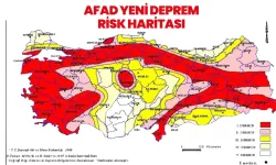 AFAD 2025 Deprem Haritası açıklandı