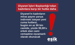 EŞİK, Diyanet'ten kadınlara karşı bir hutbe daha