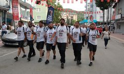Gençlerin özgürlük ve adalet için başlattığı Özgürlük Yürüyüşü 118. kilometresinde