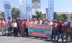 TÜMTİS Mersin Şubesi ile Mersin Emek ve Demokrasi Güçleri PMS İşçilerinin Yanında