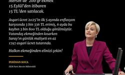 Perihan Koca'dan Ekmek Zammına Tepki: “Halkın Ekmeğinden Elinizi Çekin”