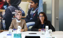 Bakan Göktaş, Najat Maalla M'jid ile buluştu