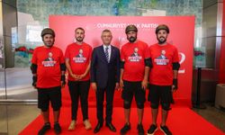 Kadir Aydar ve Tutuklu Başkanlar İçin Yola Çıkan “Özgürlük Pedalları” CHP Genel Merkez’de