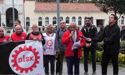 DİSK’ten Moldovalı işçi Nicolai Palamarcıuc için Valilik önünde açıklama