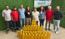 İzmit'te 335 litre yağ Aşevi’ne teslim edildi