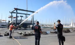 Muğla'daki marinalarda yangın riskine karşı kapsamlı denetim