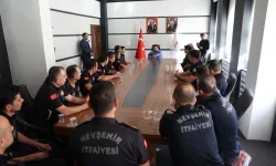 Nevşehir itfaiyesinden Başkan Arı'ya ziyaret