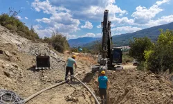 Şehren Mahallesi’ne yeni kaynak ile 2 bin metrelik içme suyu hattı