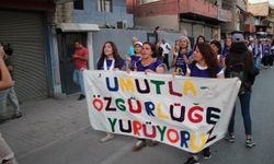 Adana’da TJA'lı Kadınların Özgürlük Yürüyüşü: “Umutla Özgürlüğe Yürüyoruz”