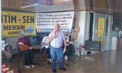Eğitim-Sen Mersin Şube Başkanı Mahmut Sümbül: “Öğretmenlerin mücadelesi yarınlarımızın güvencesidir”