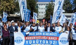 KESK'li KHK'liler Amed'den "İşimizi Geri İstiyoruz" Talebiyle Yürüyüşe Başladı