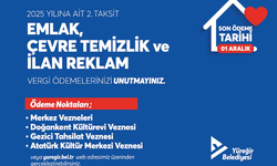Yüreğir Belediyesi’nden Vergi Uyarısı: 2. Taksit Ödemeleri İçin Son Gün 1 Aralık 2025
