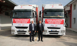 Zeydan Karalar istedi, Adana’dan Gazze’ye insani yardım gitti