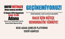 KESK Adana 22 Kasım Mitingi İçin Çalışmalarını Hızlandırdı: “Halktan, Emekten Yana Bütçe İçin Omuz Omuza”