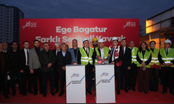 Ege Bağatur Farklı Seviyeli Kavşak Projesi’nin temeli atıldı
