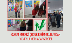 Nsanat Merkezi Çocuk Resim Grubu’ndan “Yeni Yıla Merhaba” Sergisi