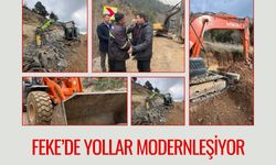 Feke’de Yollar Modernleşiyor