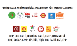 Suriye’de Kürt Halkına Yönelik Saldırılara Karşı Ortak Çağrı: Katliamlara ve Tekçi Zorbalığa Geçit Yok
