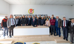 BAŞKAN SEÇER’DEN MERSİN GAZETECİLER CEMİYETİ’NE ZİYARET