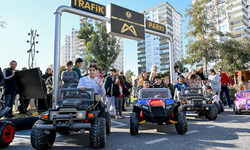 BÜYÜKŞEHİR TRAFİK PARK’I ÇOCUKLARIN AKININA UĞRADI