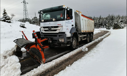 MERSİN BÜYÜKŞEHİR YÜKSEK KESİMLERDE YOLLARI AÇIK TUTUYOR