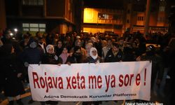 Adana’da Rojava Yürüyüşü: Polis Ablukası Aşıldı, “Bijî Berxwedana Rojava” Sloganları Yükseldi