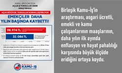Birleşik Kamu-İş: Geçim Krizi Derinleşiyor. Açlık Sınırı Asgari Ücreti Solladı, Yoksulluk 99 Bin Liraya Dayandı