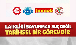 Emek ve Meslek Örgütlerinden Ortak Açıklama: “Laikliği Savunmak Suç Değil, Tarihsel Bir Görevdir”