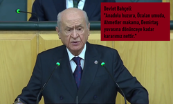 Bahçeli’den dikkat çeken çıkış: “Öcalan umuda, Demirtaş yuvasına dönene kadar kararımız nettir”