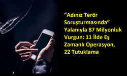 “Adınız Örgüt Soruşturmasında” Yalanıyla 87 Milyonluk Vurgun: 11 İlde Eş Zamanlı Operasyon, 22 Tutuklama
