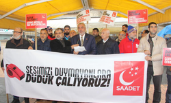 Saadet Partisi’nden 6 Şubat depremlerinin 3. yılında “Deprem Düdüğü” eylemi