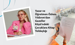 Yazar ve Öğretmen Özlem Yıldırım'dan Gazeller Köyü'ndeki Çocuklara Kitap Yoldaşlığı