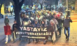 Gaziantep Emek ve Demokrasi Platformu’ndan “Unutmak, Affetmek, Helalleşmek Yok” Yürüyüşü