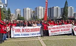 Genel-İş Adana 1 No’lu Şube’den Seyhan Belediyesi Önünde Sert Tepki: “%3 Zam Teklifi Kabul Edilemez”