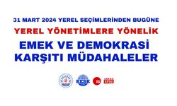 TÜM BEL-SEN: “Yerel yönetimlere yönelik müdahaleler halk iradesini yok sayıyor”