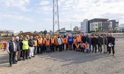 BAŞKAN SEÇER, HAL KATLI KAVŞAĞI İNŞAATINDA İNCELEMELERDE BULUNDU