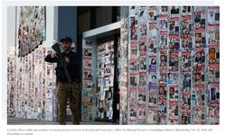 Meksika: 130 Bin Kayıptan 40 Bini Hayatta Olabilir