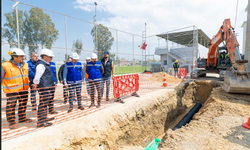 BAŞKAN SEÇER, AKDENİZ İLÇESİ KANALİZASYON HATTI YAPIM ÇALIŞMALARINI YERİNDE İNCELEDİ