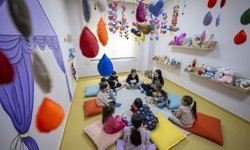 Çocuklar, Huzurkent Çocuk Kampüsü’nde yeteneklerini keşfediyor