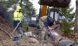 MESKİ’DEN HEYELAN SONRASI ZARAR GÖREN İÇME SUYU HATTINA ANINDA MÜDAHALE